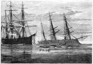 Das Wrack der HMS Vanguard