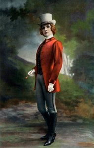 Theatre Des Varietes. La Chauve-Souris - Der Prinz Orlofsky. - Fräulein Eve Lavalliere, 1904 von Unbekannt