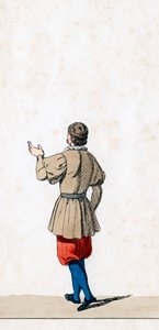 Theaterkostümentwurf für Shakespeares Stück, Heinrich VIII., 19. Jahrhundert