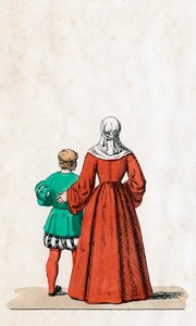 Theaterkostümentwürfe für Shakespeares Stück, Heinrich VIII, 19. Jahrhundert