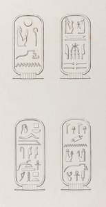 Theben: Hieroglyphen (Nahaufnahme)