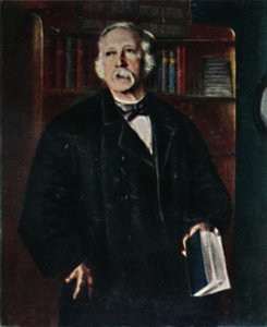 Theodor Fontane 1819-1898. - Gemälde von Hanns Fechner, 1934