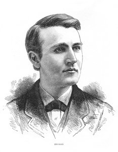 Thomas Alva Edison, amerikanischer Erfinder, um 1879