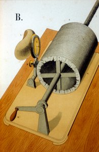 Thomas Alva Edisons erster Phonograph, 1878