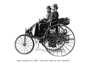 Dreirädriges Benz-Motorwagen, 1886