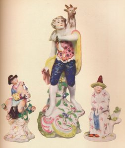 Drei chinesische Figuren aus der Wallace Elliot Sammlung, ca. 1775 von Unbekannt