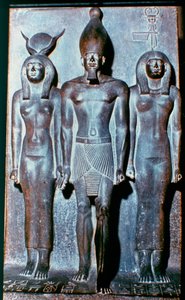 Drei ägyptische Figuren, Ägypten, 2600 v. Chr. von Unbekannt