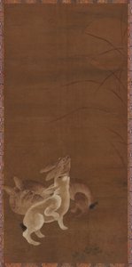 Drei Hasen schauen den Mond an