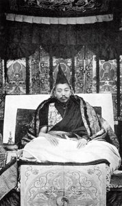 Thubten Gyatso, der 13. Dalai Lama von Tibet, ca. 1910