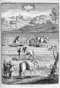 Land bestellen, 1775 von Unbekannt