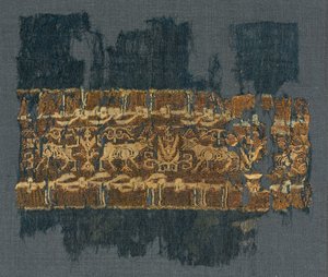 Tiraz mit Gold, 1020-1035 von Unbekannt