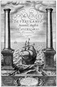Titelseite von Francis Bacons Instauratio Magna, 1620, 1893
