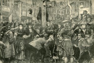 Titus Oates im Pranger, 1685
