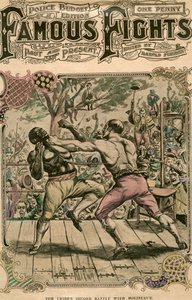 Tom Cribbs zweiter Kampf mit Molineaux, 1811 spätes 19. oder frühes 20. Jahrhundert von Unbekannt