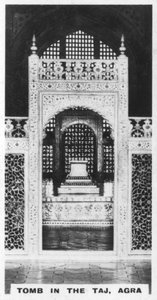 Grab im Taj, Agra, Uttar Pradesh, Indien, ca. 1925