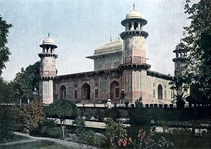 Grabmal von Itimad-Ud-Daula, Agra, Indien, ca. 1890