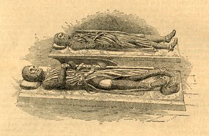 Gräber der Tempelritter, 1870, 1897 von Unbekannt