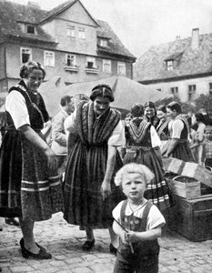 Traditionelle Tracht, Süddeutschland, 1936