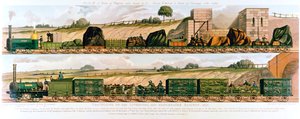 Reisen auf der Liverpool und Manchester Eisenbahn von Unbekannt