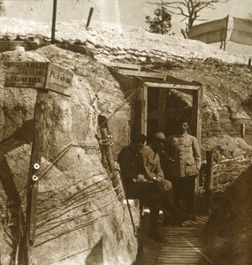 Schützengräben, Champagne, Nordfrankreich von Unbekannt