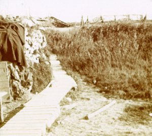 Schützengräben, Ramskapelle, Belgien, um 1914-1918