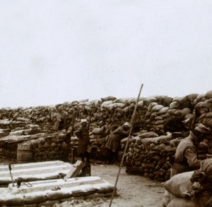 Schützengräben am Mamelon Vert, Nieuwpoort, Flandern, Belgien, ca. 1914-1918 von Unbekannt