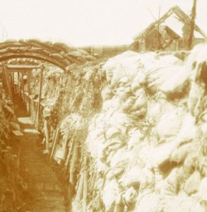 Schützengräben, Frontlinie, Diksmuide, Belgien, ca. 1914-1918