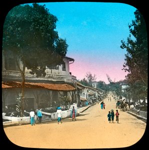 Trincomalee Straße, Kandy, Ceylon, späte 19. oder frühes 20. Jahrhundert von Unbekannt