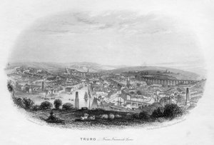 Truro, von Trennick Lane, 1860
