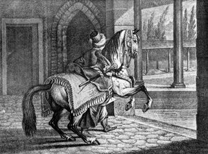 Arabisches Sattelpferd des türkischen Sultans, 1722, 1938