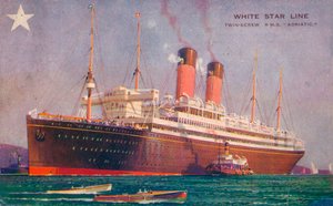 Doppelschrauben-RMS Adriatic der White Star Line, um 1907 von Unbekannt