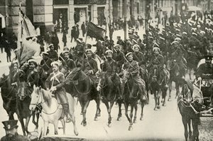 Typen der russischen Kavallerie, 1919 von Unbekannt
