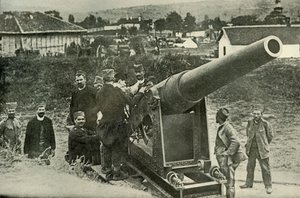 Typische Gruppe der serbischen Artillerie, 1919 von Unbekannt