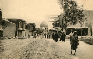 Typische Straße in Bagdad, ca. 1918-1939