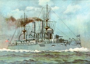 USS Kearsarge, amerikanisches Schlachtschiff, 1898