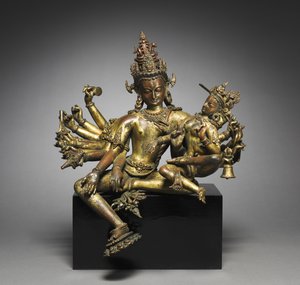 Uma-Maheshvara, 1300er Jahre von Unbekannt