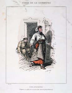 Eine Bürgerin, Pariser Kommune, 1871