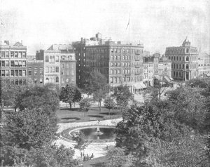 Union Square, New York, USA, um 1900