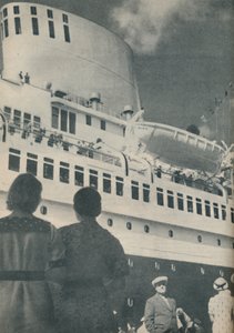 Universelle Bewunderung wurde der hervorragenden Leistung der Bremen, 1936, zuteil