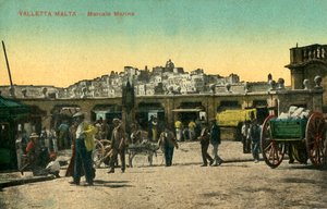 Valetta Malta - Mercato Marina, ca. 1918-1939
