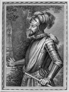 Vasco Núñez de Balboa 1475-1519 aus Retratos de los Españoles ilustres, 1791
