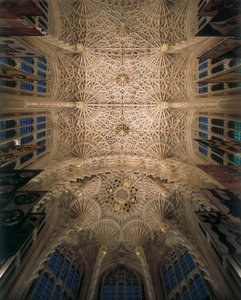 Gewölbe der Henry VII Kapelle, Westminster Abbey, London von Unbekannt
