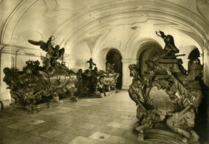 Gruft der Habsburger in der Kapuzinerkirche, Wien, Österreich, ca. 1935 von Unbekannt
