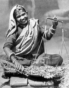 Gemüsehändler, Jaipur, Indien, 1936 von Unbekannt