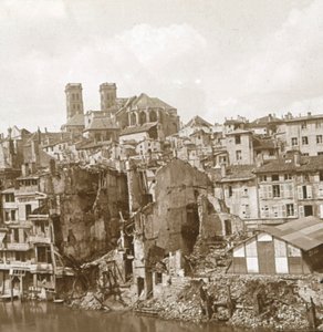 Verdun, Nordfrankreich, um 1916-1918 von Unbekannt