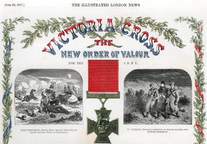 Victoria-Kreuz, britische Auszeichnung für Tapferkeit, 1857 von Unbekannt