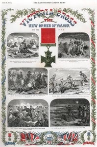 Victoria-Kreuz, britische Auszeichnung für Tapferkeit, 1857 von Unbekannt