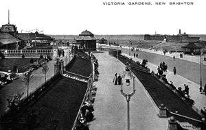 Victoria-Gärten, New Brighton, Lancashire, frühes 20. Jahrhundert von Unbekannt
