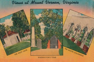 Blick auf Mount Vernon, Virginia, 1946