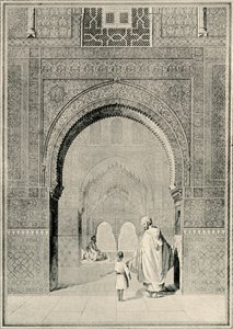 Blick in die Halle der zwei Schwestern, 19. Jahrhundert, 1907